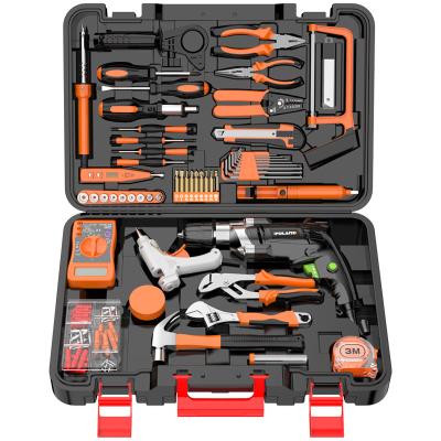 China Hot Sale Household Tool Kit Cordless Drill 12V/16.8V/25V Hand and Power Tool Set Combination Home Kit Daily Repairing Tool Set for sale