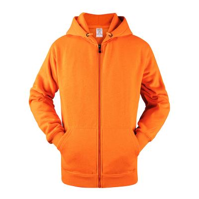 China Wholesale Custom Made Thin Cotton Terry Hooded Zipper Solid Color Anti-wrinkle Men's White Sweater for sale