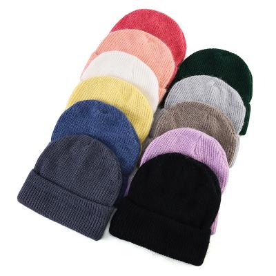 China JOINT Custom High Qutity Winter Hat Rabbit Fur Knitted Beanie Hat for sale