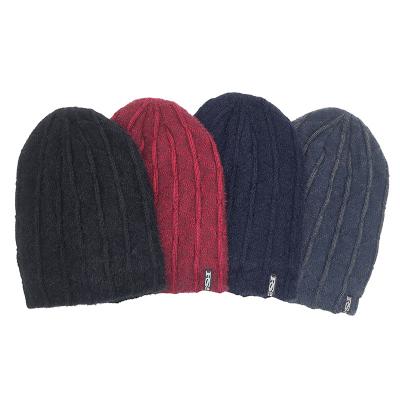 China COMMON Winter For Man Thicken Warm Acrylic Beanie Knitted Hat For Hat Wholesale for sale