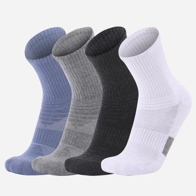 China Men Elite Sports Terry Bottom Fitness Volleyball Running QUICK DRY Outdoor Thick Socks for sale