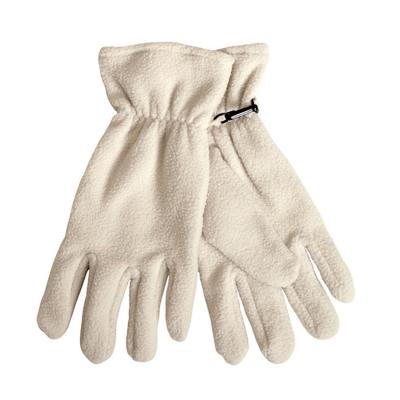 China Plain Promotion Anti Pilling Winter Single Layer Warm Fleece Mitten For Adults for sale