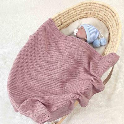 China Wholesale Custom Made High Quality 100% Cotton Anti-Static Newborn Wrap Baby Blanket Blanket for sale