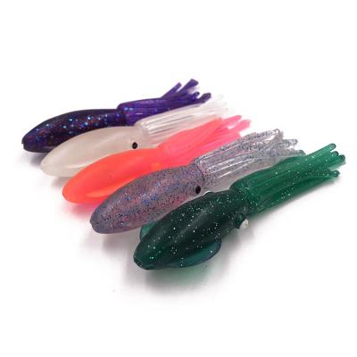 China 10.5cm PVC Squid Cuttlefish Lure Sporting Tackle Fishing Tackle Trademill Soft Bait Accessories In Stock for sale