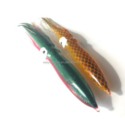 China Factory Wholesale PVC Weihai Fishing Lure Bulb Squid Skirt Replacement Fishing Tackle Trolling for sale