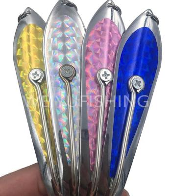 China Factory Stainless Steel or Iron Spoon Wholesale Mustad Stainless Steel Hooks Saltwater Metal Trolling Fishing Lures Salt Trolling Fishing Tackle for sale