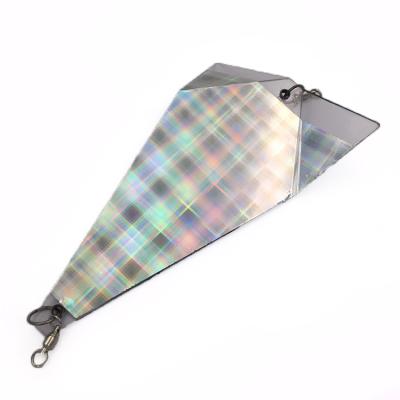 China 14*24cm Triangle Flasher Fishing Lure Tackle In Running Cone B for sale