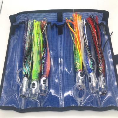 China Acrylic Boat Fishing Lure Rigged With Hooks Fishing Trolling Bags Octopus Skirt Fishing Equipment Wholesales for sale