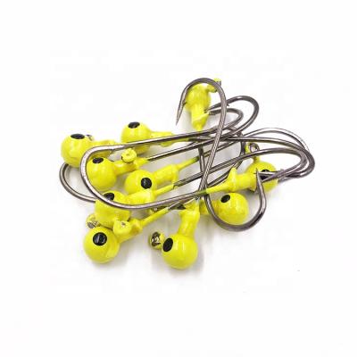 China 4.5g lead ball shape jighead hook PESCA fishing lure tackle equipment accessories other fishing products trademill for sale