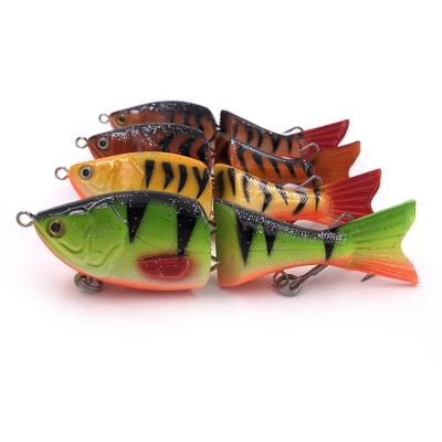 China Hot Selling 50g 2 Sections 2018 155mm Hard Plastic Trout Multi Joint Fishing Lure for sale