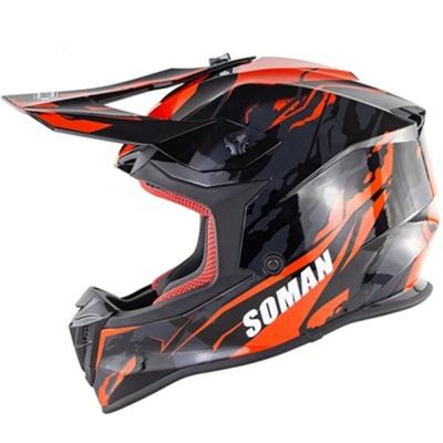 China Universal ABS Dirt Bike Full Face Safety Helmet Motorcycle Bike Scooter Riding Helmet for sale