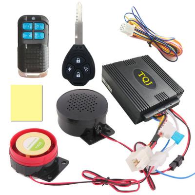 China Motorbike Plastic Waterproof Adjustable Remote Control Motorcycle Sensitivity 125DB Anti-theft Alarm System for sale