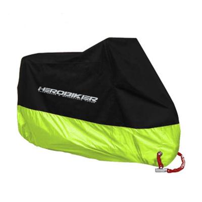 China Outdoor Waterproof UV Coating Motorcycle Rain Cover Dust Proof Motorcycle Cover for sale