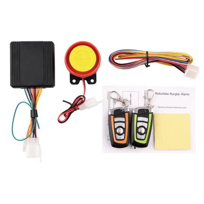 China Universal Integrated Motor Bike Motorcycle Battery ABS Wholesale Price Button Engine Start Remote Alarm System for sale