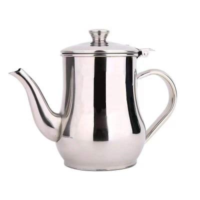 China Leak Prevention Stainless Steel Viable Tea Kettle For Milk Boiler Kettle With Filter Strainer Large Capacity Cooking Oil Jug For Kitchen for sale