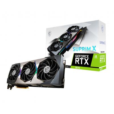 China MSI 3070 GeForce RTX 3070 Ti SUPRIM X 8G LHR Desktop Graphics Card for sale