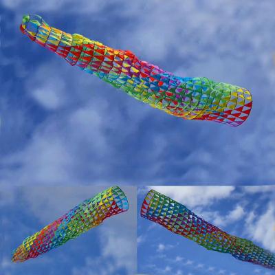 China Free shipping 5m Alfons kite windsock big weifang dragon kite dragon kite high chinese ripstop hcxkite nylon fabric Alfons factory for sale