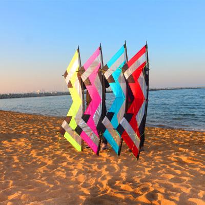 China Free shipping 210cm nylon quad turn line stunt kites with handle line fun outdoor sports power kites for adults kites factory wheel for sale