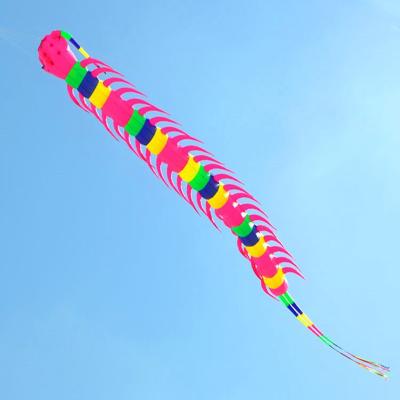 China Free Shipping 12m Pendant Nylon Centipede Kite Octopus Kite Reel Nylon Albatross New Toys Large Soft Outdoor Kite Factory for sale