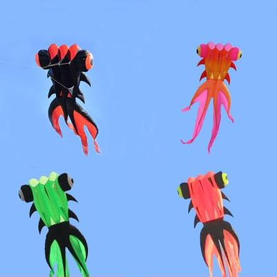 China 37sqm goldfish kite soft nylon ripstop nylon free shipping outdoor toys fly kites for adults big kite surf octopus jellyfish for sale