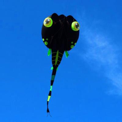 China 8 Meters 13square Meters Tadpole Kites Free Shipping Black Soft Ripstop Nylon Fabric Kite Octopus Flying Kite Nylon Cloth Kite Tadpole Kites Outdoor for sale