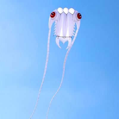 China New kaixuan kite free shipping large trilobites fly kite ripstop kite factory nylon reel kite white nylon soft pusher octopus kite kaixuan for sale