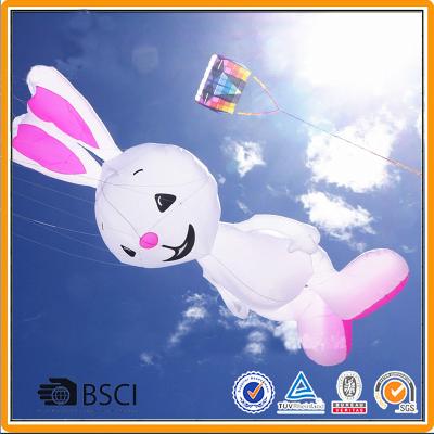 China Free Shipping 5m Rabbit Kite 3D Outdoor Toys Ripstop Nylon Soft Nylon Hanging Kite Wheel Octopus Kite Animal Factory for sale