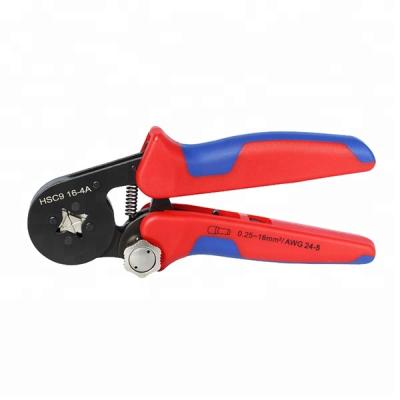 China HSC9 16-4A Straight Professional Crimping Pliers Tool For Cable Terminals 0.25-16mm2 for sale