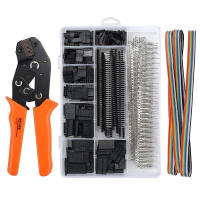 China SN-28B Crimp Tool +1550Pcs dupont tool kit straight terminal terminals clamp kit set for sale