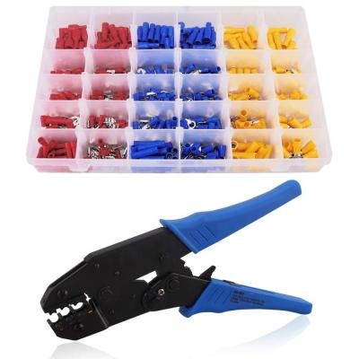 China HS-30J 480PCS Multifunctional Straight Terminal Pliers Crimp Kit 0.5-6mm Crimp Tool Crimping Set for sale