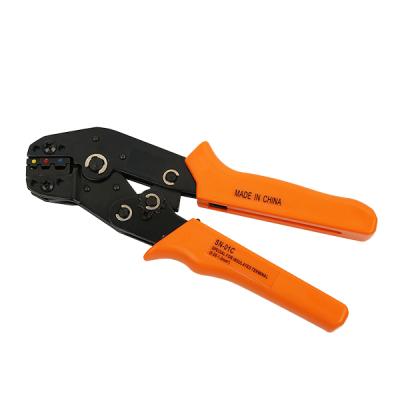 China Straight European Style SN-01C Crimping Hand Tool Insulated Terminals Pressing Pliers for sale