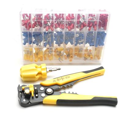 China Multifuction 0.2-6.0mm2 Multi Tools Crimping Terminals Sets Stripping Tools Crimping Pliers For Terminals for sale