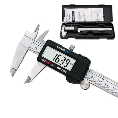 China Electronic Gauge 150mm Stainless Steel Carbon Fiber Vernier Caliper Gauge Micrometer for sale