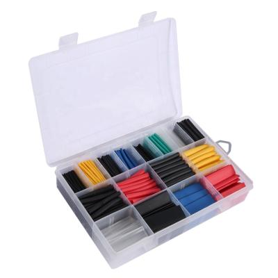 China PVC Tubing Insulated Shrink Tube 270/280/328/530/560pcs Kit Set Assorted Heat Shrink for sale