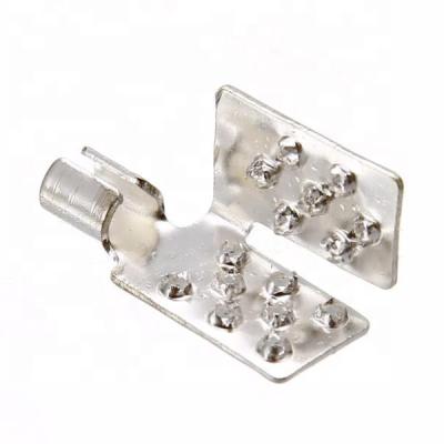 China Film Heat Film Flange Heating Terminal Connector With Silver Plated Copper for sale