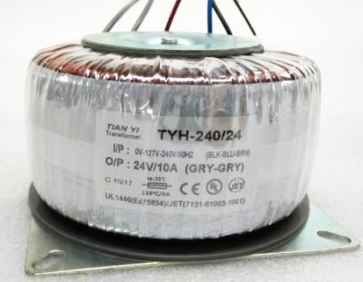 China Power Core Toroidal Transformer, 240VA, SEC 24V AC, 10A, TYH-240/24 for sale