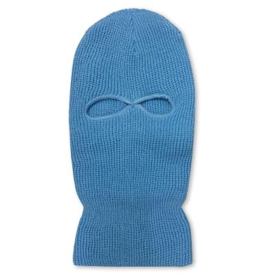 China COMMON OEM Make Your Own Simple Full Face Cover Windproof Custom Knitted Two 2 Hole Ski Goggle Balaclava For Men for sale