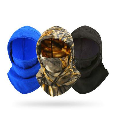 China UNISEX Outdoor Ski Motorcycle Neck Ski Mask Hood Fleece Recycling Windproof Thermal Heavy Heavy Main Balaclava for sale