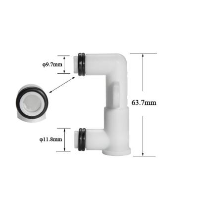 중국 Meishuo COV-3 check valve 9.7mm inlet no leakage or dripping checked normally under the reverse water pressure of 0.1MPa 판매용