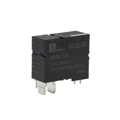 China 60a 9V 12v 24v Dc Latching Relay , Electromagnetic Electronic Latching Relay for sale