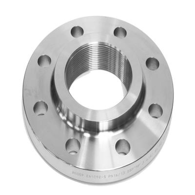 China Factory Price DIN DN40 Pn16 F304 Female Threaded Flange Bearing Lap Joint Flange Socket Weld Flange DN10-DN800 for sale