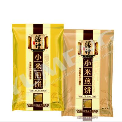 China Front Transparent Mylar Aluminum Foil Bag For Banana Leaf for sale