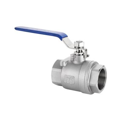 China Two-piece Hydraulic Control Valve Stainless Steel Sheet Internal Thread Ball Valve for sale