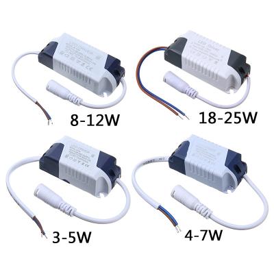 China LED Panel Light Driver 85-265V Constant Current Power Supply Adapter Transformer For Led Strip 1-3W 4-7W 8-12 85*36*23mm Lamps for sale