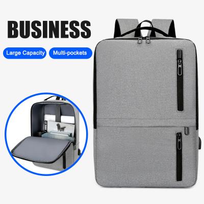 China With USB Promotional Custom Laptop Backpack 17 Inch Waterproof Laptop Backpack For Men Large Capacity Travel Rucksack for sale