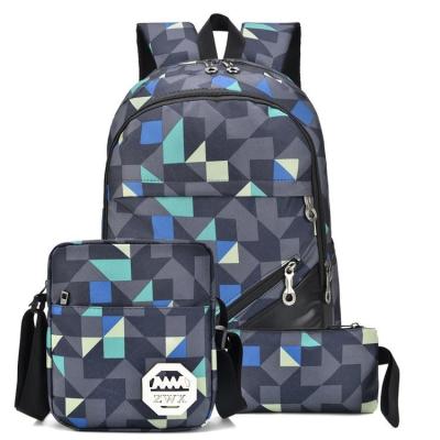 China Hot Sale Backpack Set 3 In 1 Bags Set Competitive School Backpack Set for sale