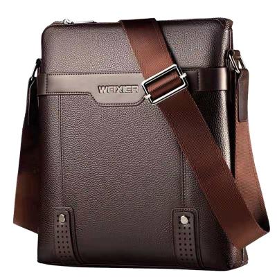 China Fasion OMASKA Fashion Men Shoulder Bag Messenger Bag Business PU Cross - Body Bag for sale