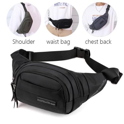 China Custom Water Proof Nylon Waterproof Women Waist Bolsa de cintura Running Bag Men OMASKA Fanny Pack for sale