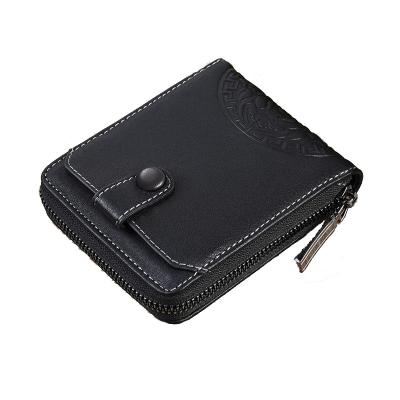 China New Trending Men's Wallet PU Men's Short Wallet With 13 Card Slots Popular Men's Wallet for sale