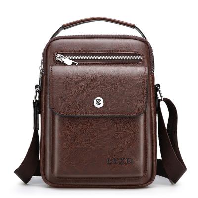 China ENGLAND STYLE Stylish Men PU Leather Single Shoulder Messenger Bags For Men for sale